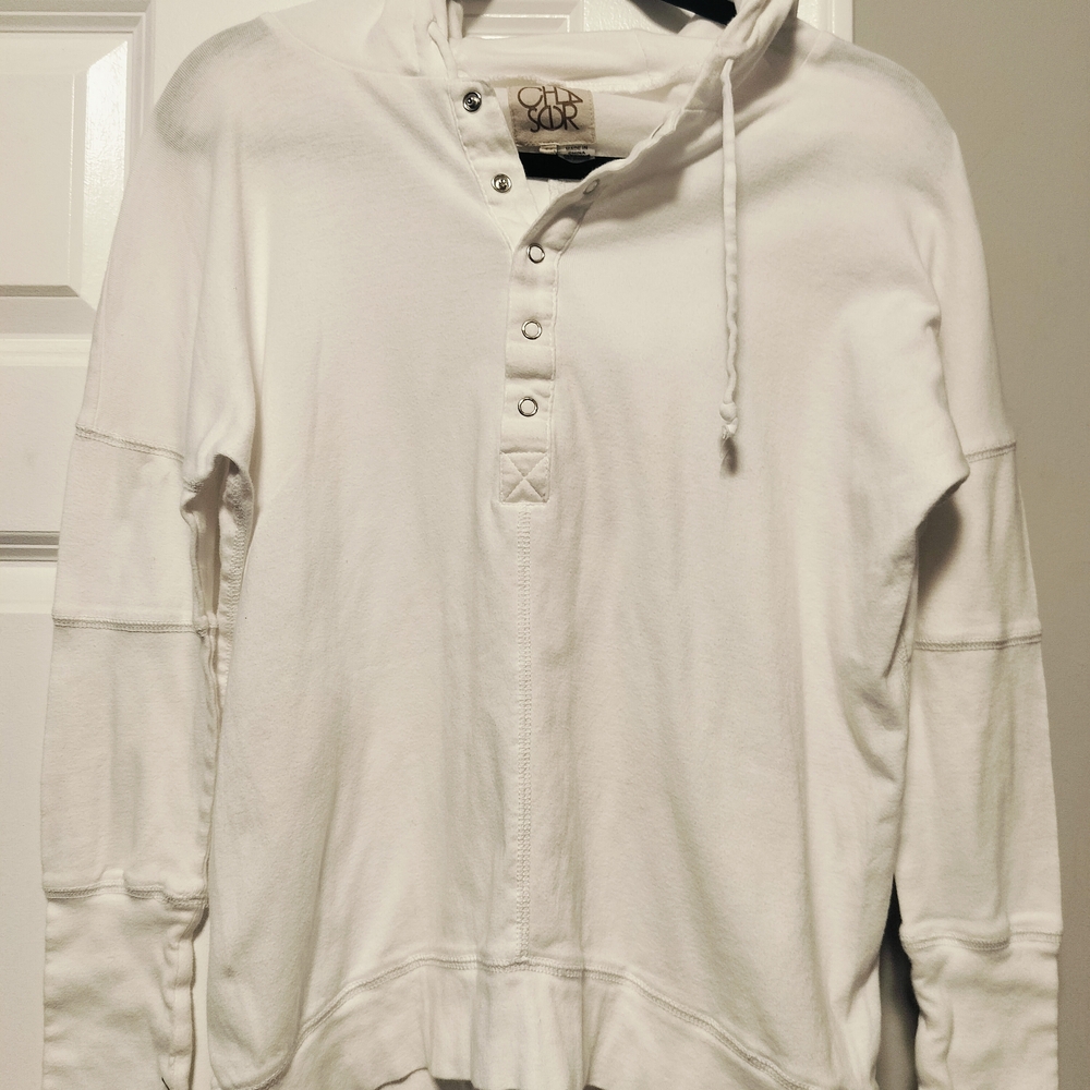 White Hooded Woman's Chaser Shirt